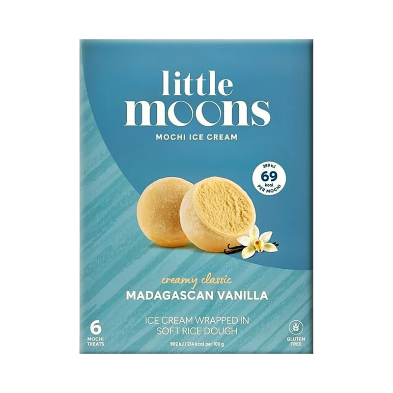 Frozen Little Moons Ice Cream - Madagascan Vanilla 192gm (Only Berlin Delivery)