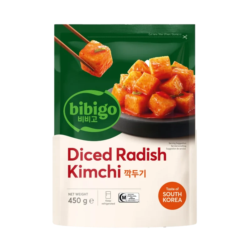 Bibigo Kimchi - Kkakdugi (Diced Raddish) 450gm