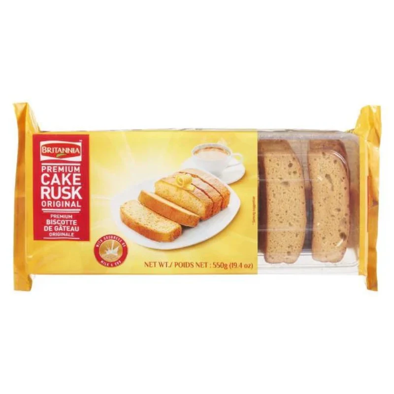 Britannia Premium Cake Rusk Toast 550gm