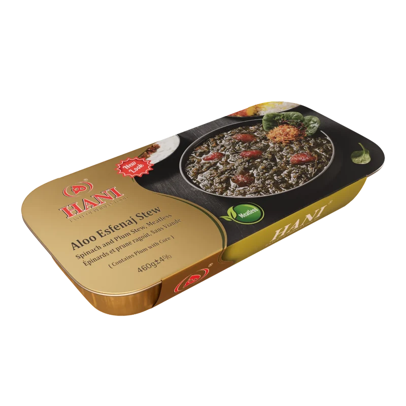 Hani – Aloo Esfenaj Stew (Meatless) 460gm