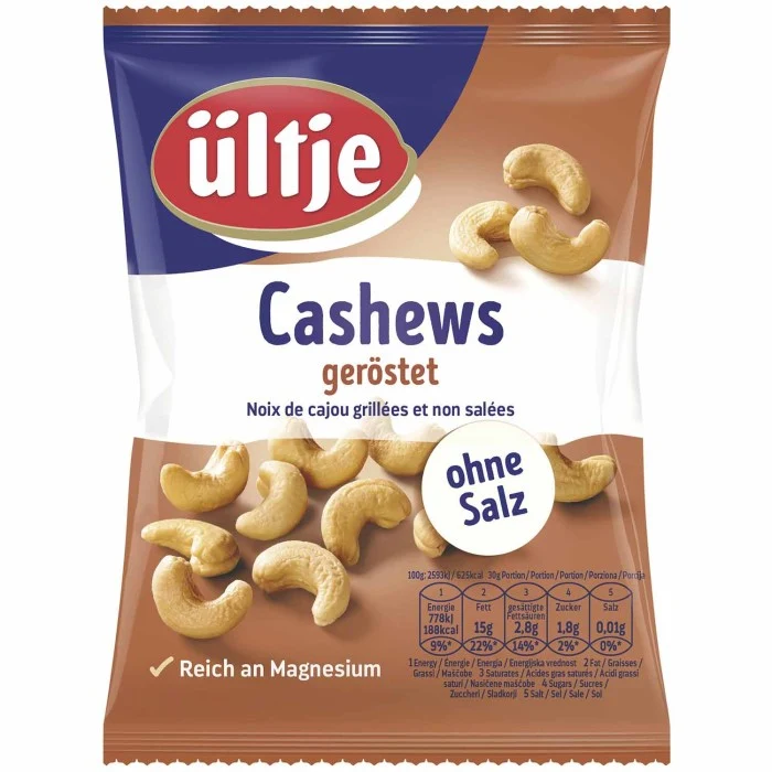 ültje Cashew-Kerne geröstet ohne Salz 150g / 5.29oz
