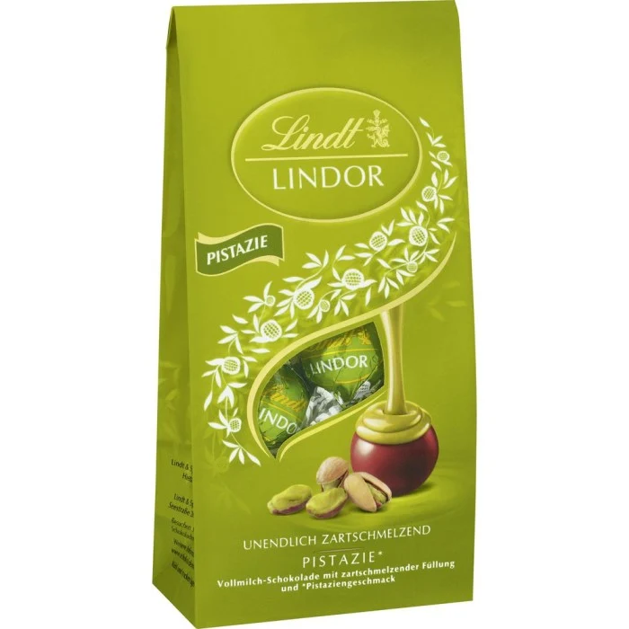 Lindt Lindor Schokoladen Kugeln Pistazie 100g / 3.53oz