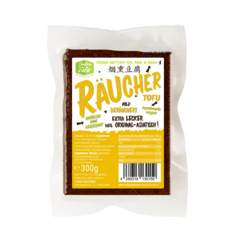 Treiber Tofu - Räucher 300gm (Only Berlin Delivery)