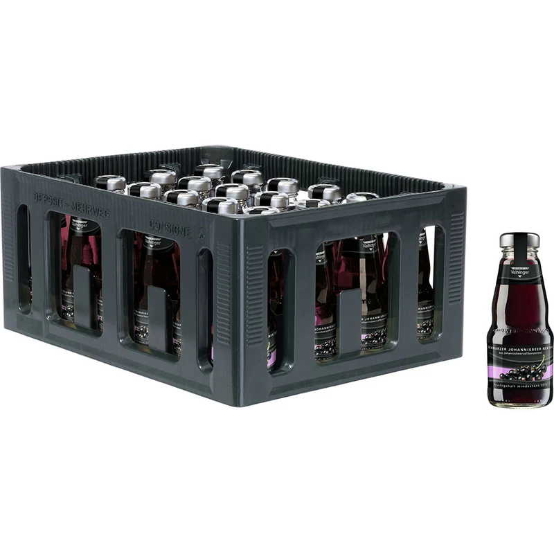 Vaihinger Schwarzer Johannisbeer-Nektar 24x 0,2 Liter (MEHRWEG)