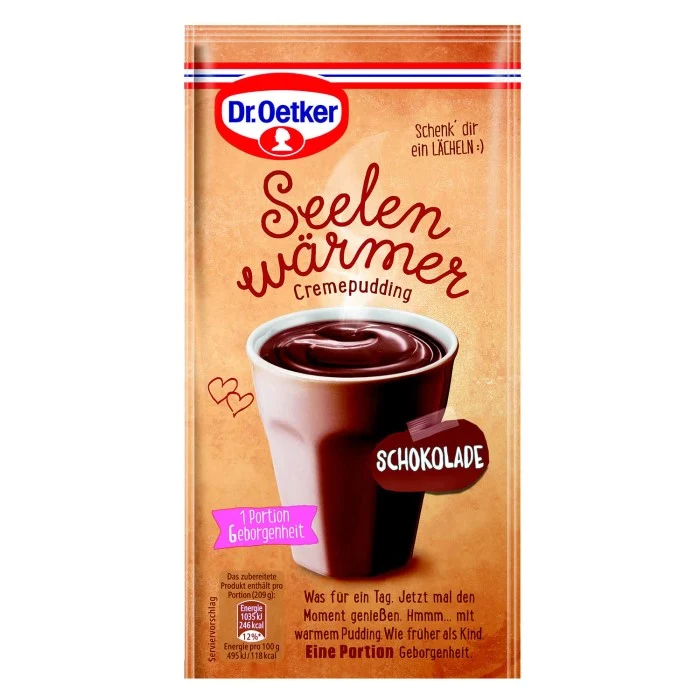 Dr. Oetker Puddingpulver Seelenwärmer Schokolade 59g