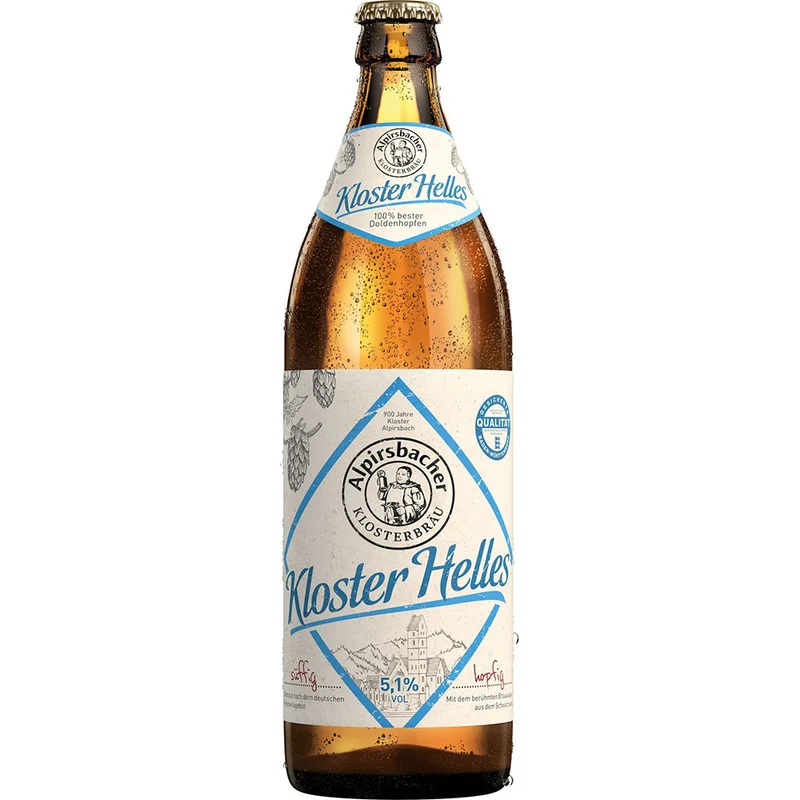 Alpirsbacher Kloster Helles 20x 0,5 Liter (MEHRWEG)