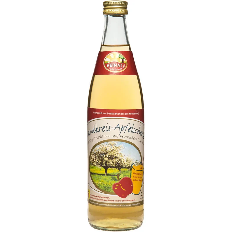 Landkreis Böblingen Apfelschorle 10x 0,5 Liter (MEHRWEG)
