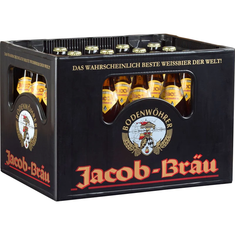 Jacob Naturtrübes Weißbier 20x 0,5 Liter (MEHRWEG)