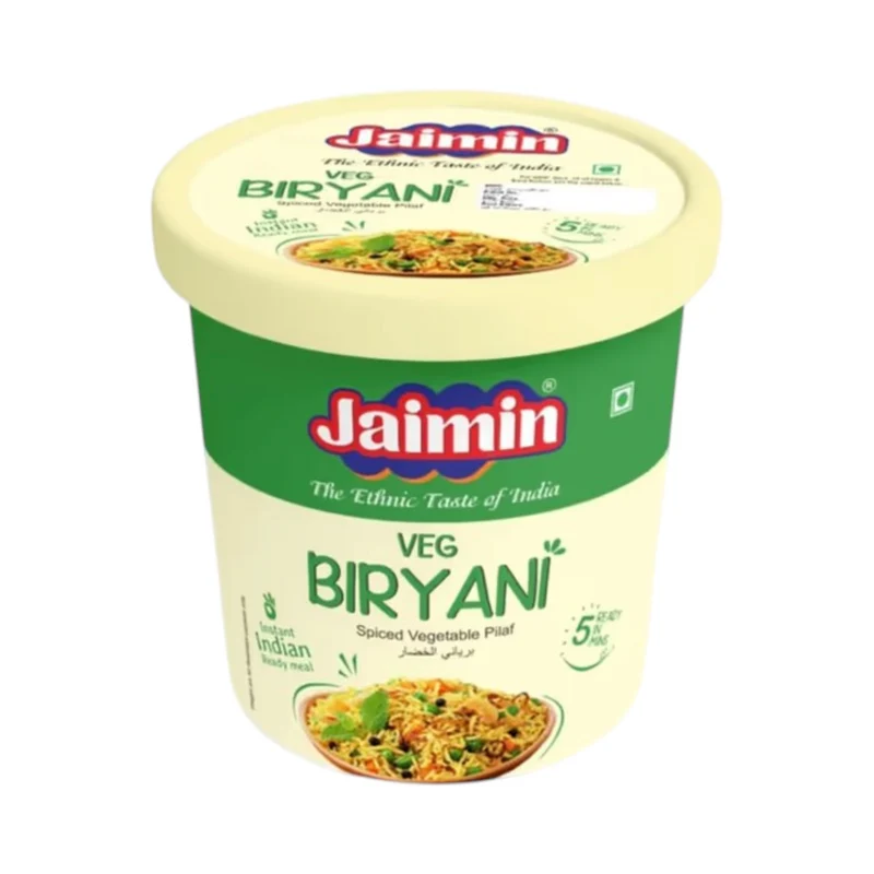 Jaimin Instant Indian Ready Meal - Veg Biryani 80gm
