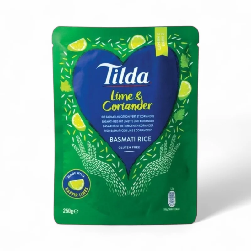 Tilda Basmati Rice - Lime & Coriander (Glutenfree) 250gm
