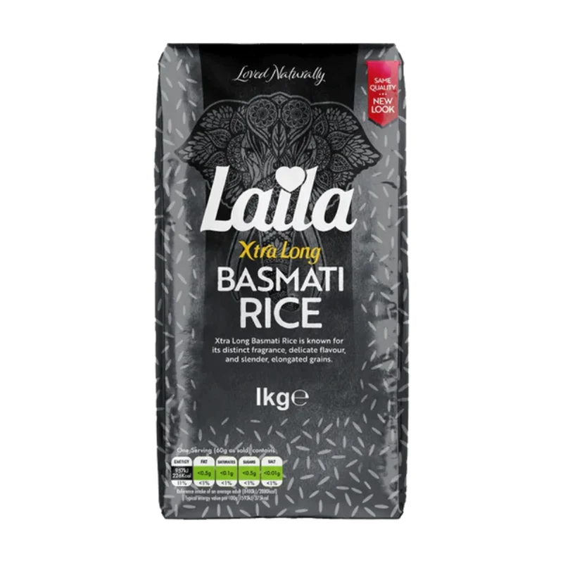 Laila Xtra Long Basmati Rice 1kg