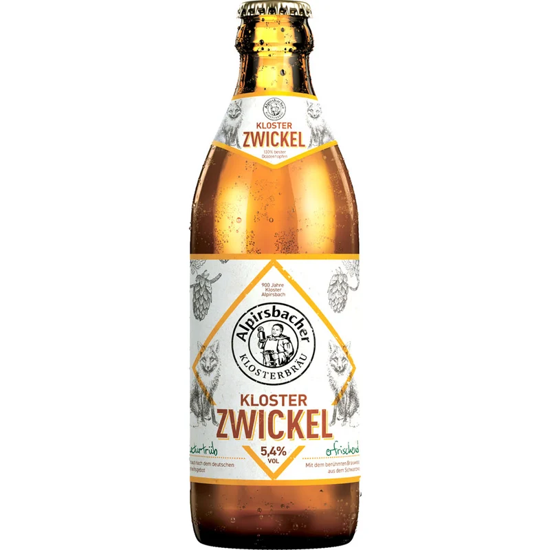 Alpirsbacher Kloster Zwickel 20x 0,33 Liter (MEHRWEG)