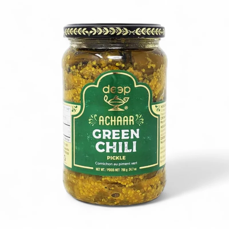 Deep Achaar - Green Chili Pickle 700gm (BBE: 07.2026)