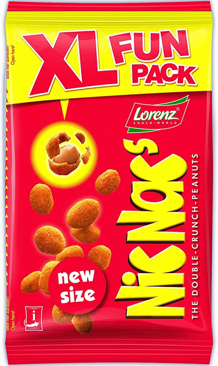 Lorenz NicNac´s XL Fun Pack Erdnüsse in knuspriger Teighülle 180g