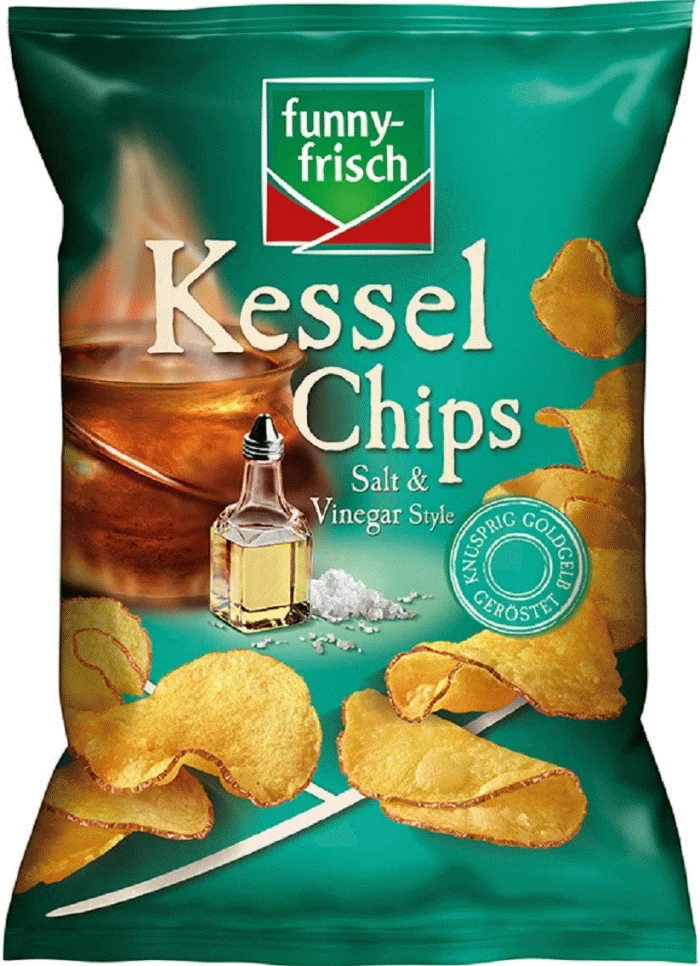 funny-frisch Kessel Chips Salt & Vinegar Style 120g