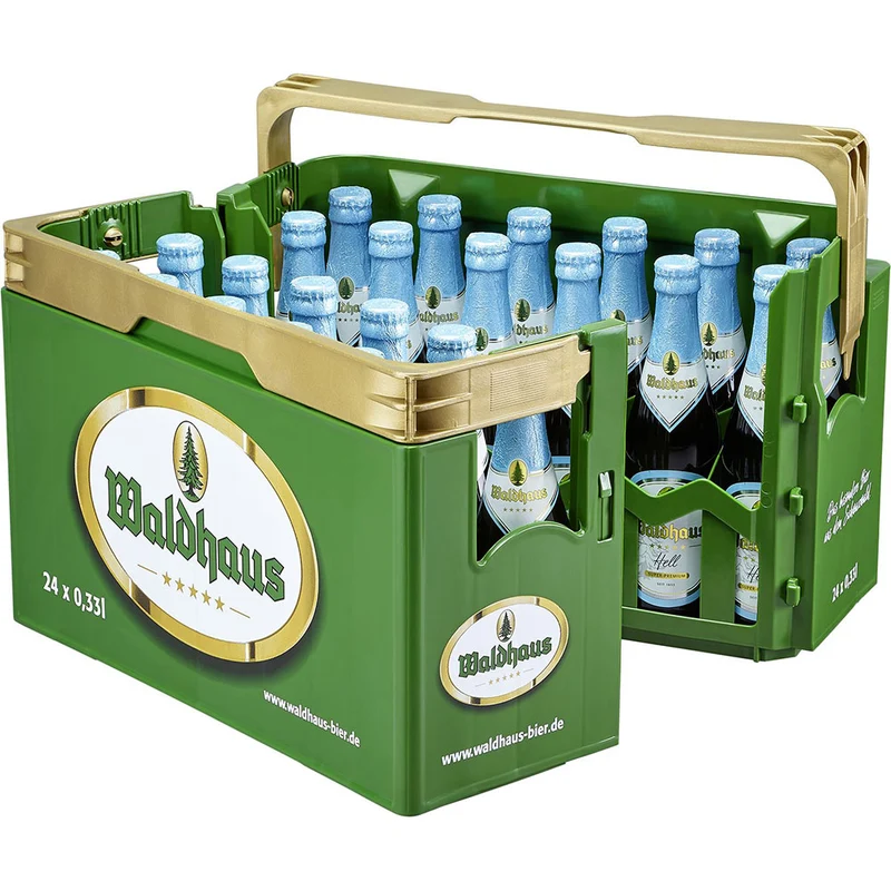 Waldhaus Hell 24x 0,33 Liter (MEHRWEG)