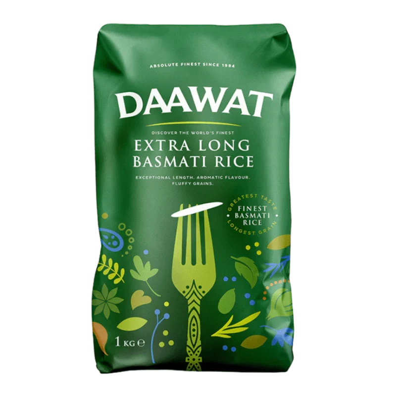 Daawat Basmati Rice - Extra Long 1kg