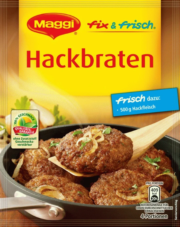 Maggi Fix für Hackbraten oder Frikadellen 70g