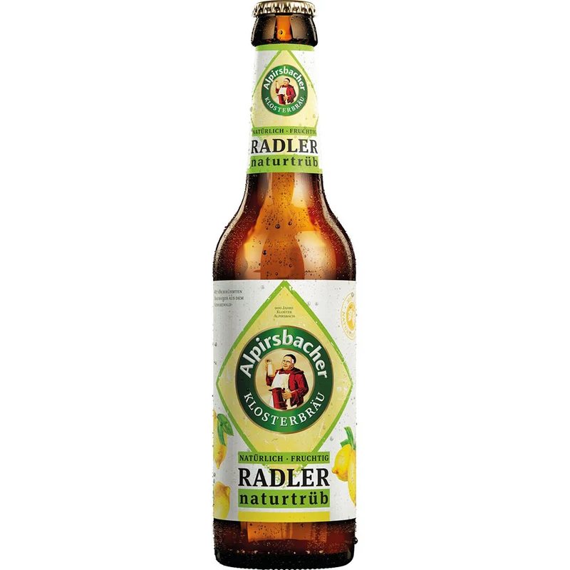 Alpirsbacher Radler Natur 24x 0,33 Liter (MEHRWEG)