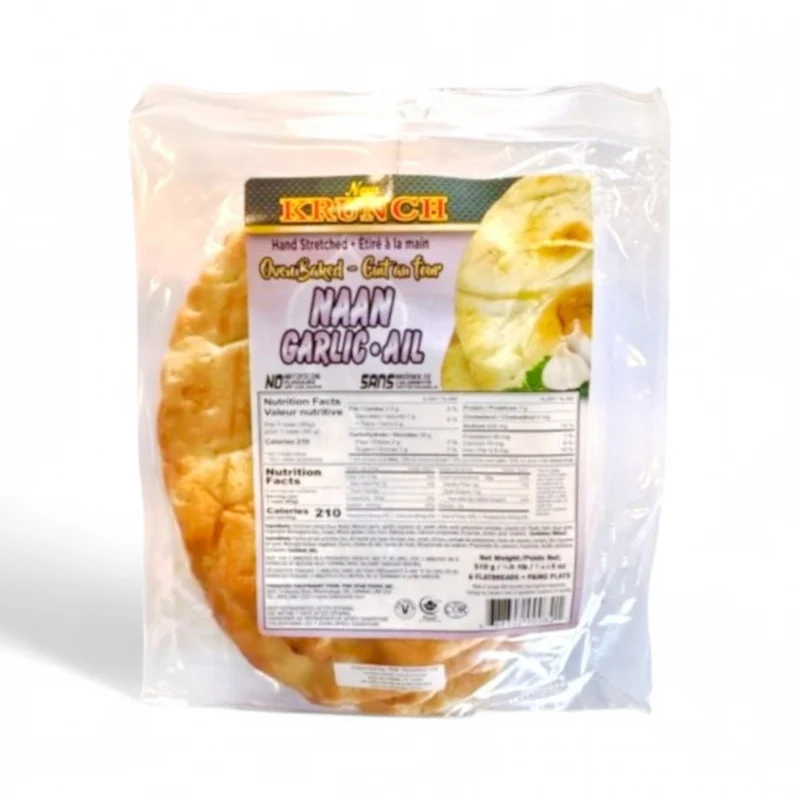 New Krunch - Garlic Naan (6pcs) 510gm