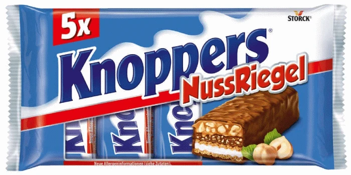 Storck Knoppers Nussriegel 5 Stück