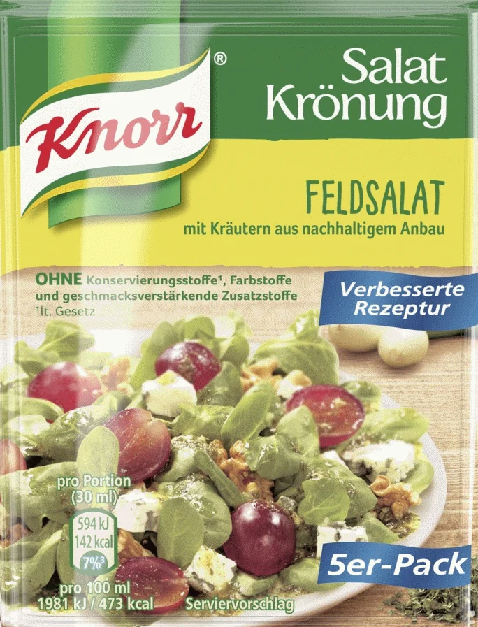 Knorr Salatkrönung für Feldsalat 5er Pack