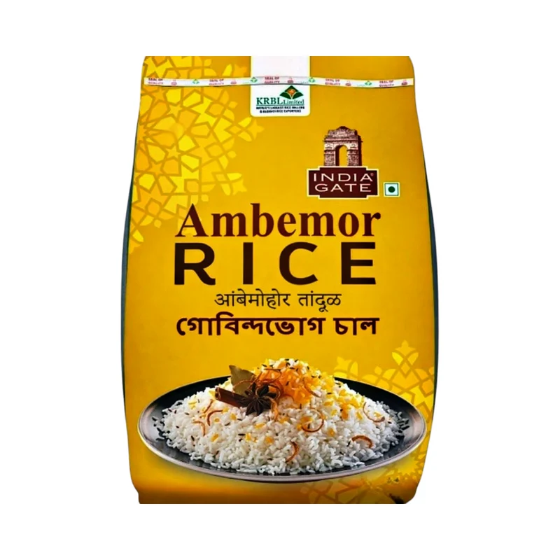 India Gate - Ambemor Rice 5kg (BBE: 12.2026)