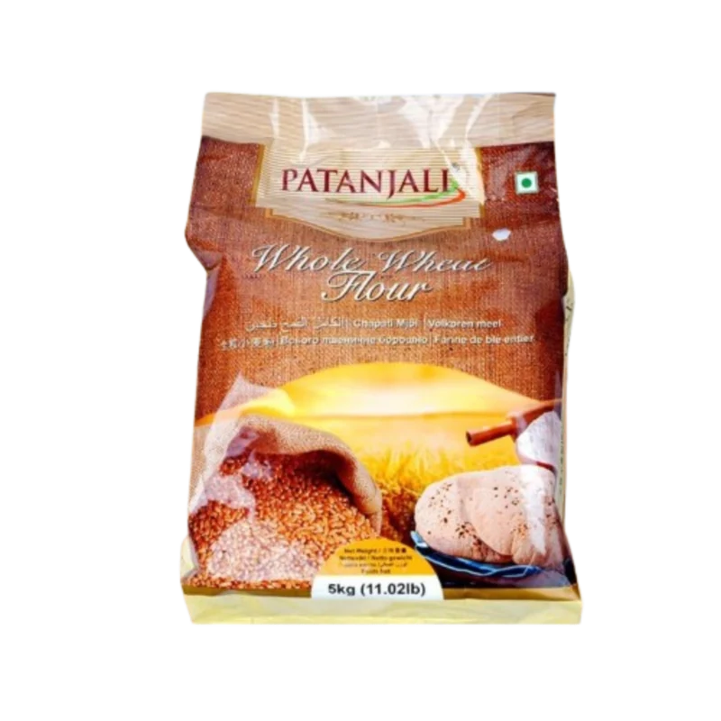 Patanjali Whole Atta 5kg (BBE: 06.2026)