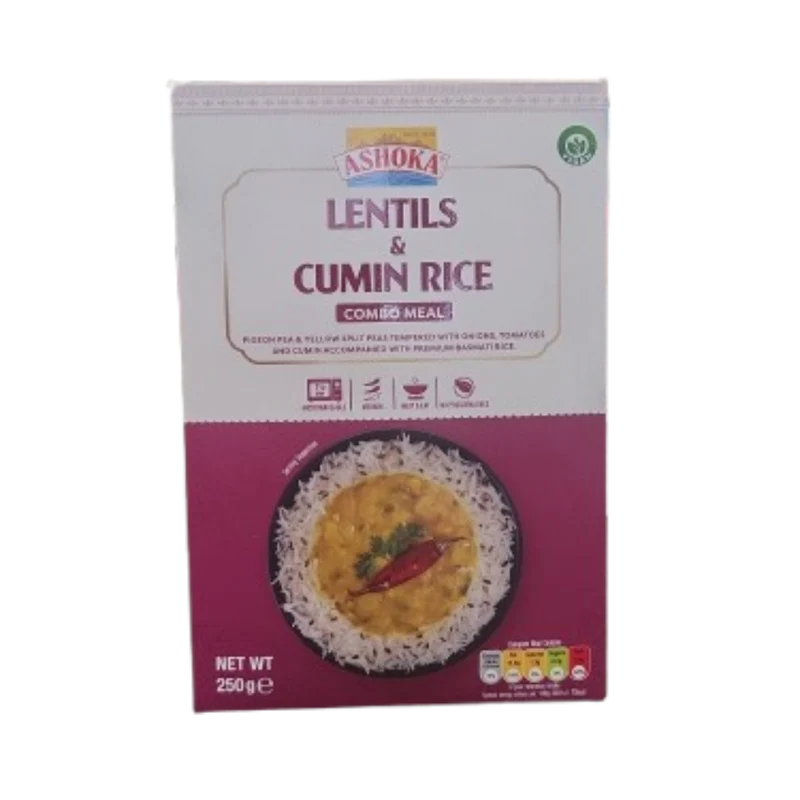 Ashoka Combo Meal - Lentils & Cumin Rice 250gm