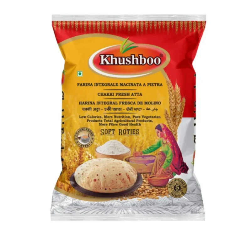 Khushboo Chakki Atta 5kg (BBE: 11.2025)