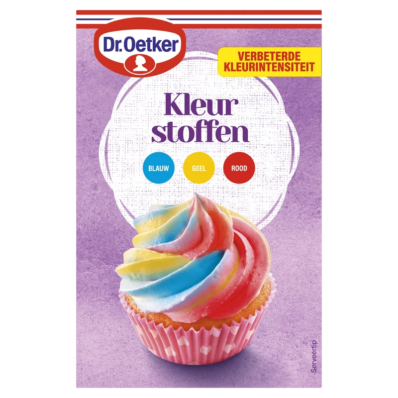 Dr. Oetker Kleurstoffen taart versiering