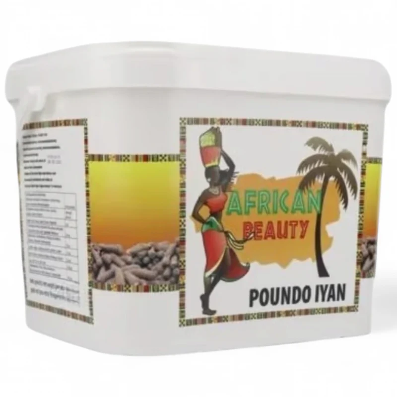 African Beauty - Poundo Iyan (Pounded Yam) 4kg
