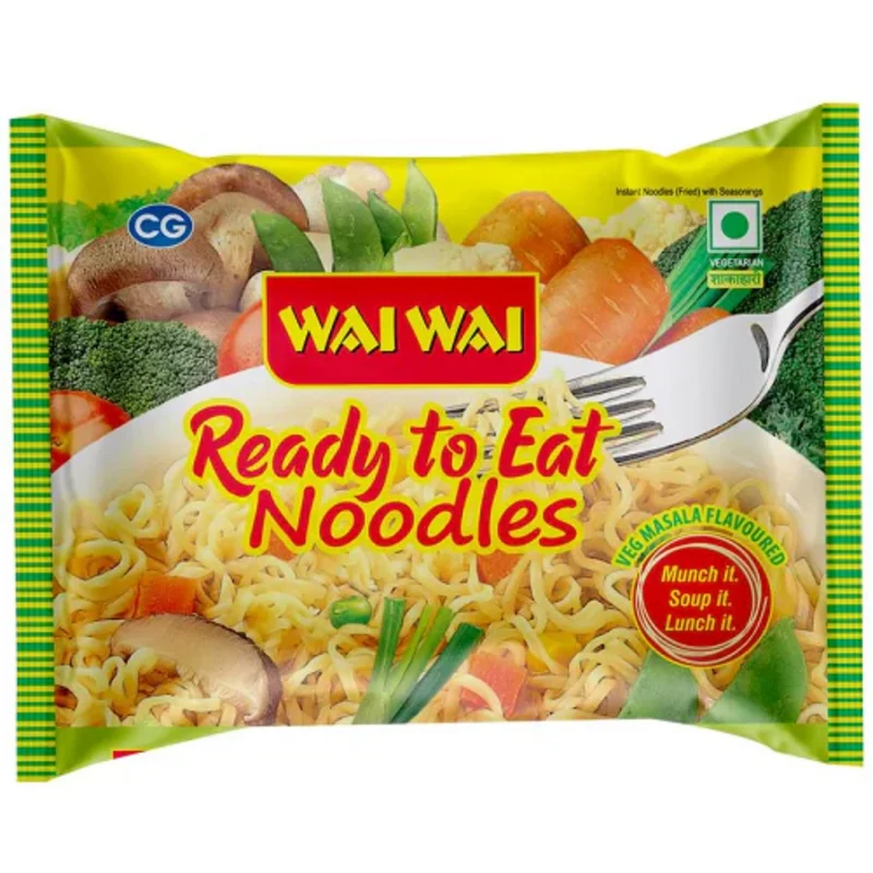 Wai Wai Instant Noodles - Vegetable 70gm