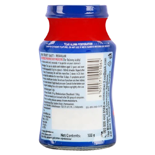 Eno Fruit Salt - Regular 100gm
