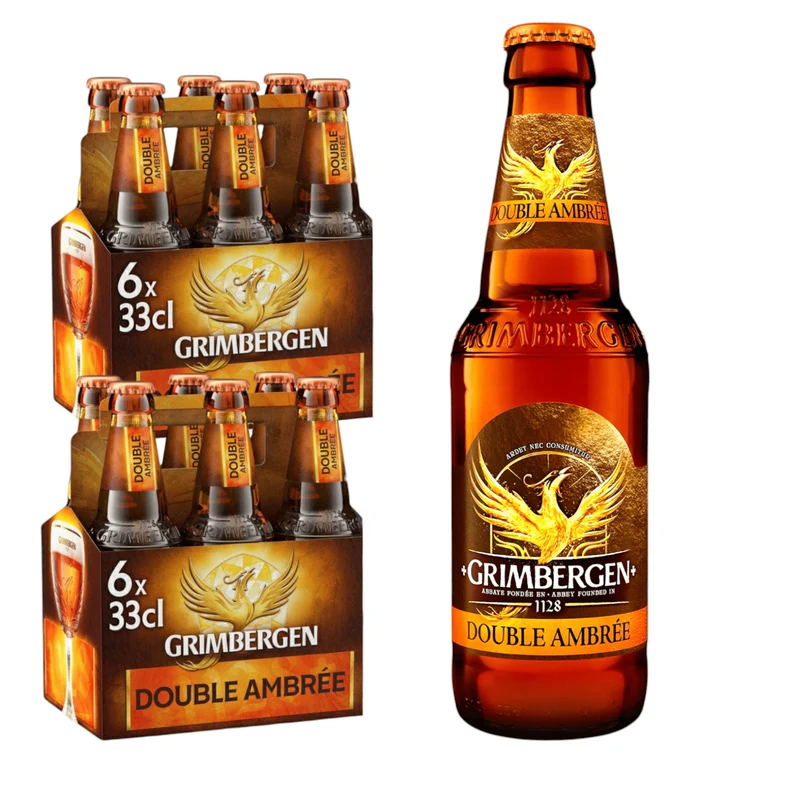 Grimbergen Double Ambrée 0,33 l – Das belgische Abteibier