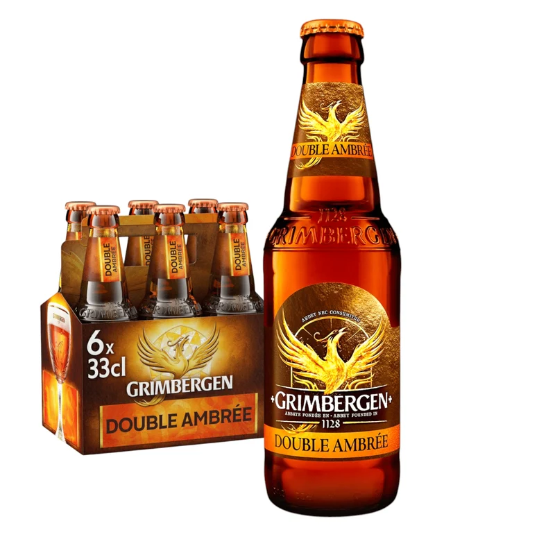 Grimbergen Double Ambrée 0,33 l – Das belgische Abteibier