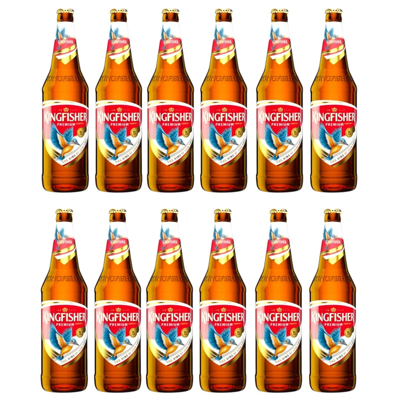 Kingfisher Premium Lager 0,33l - mildes Bier aus Indien mit 4,5% Vol.