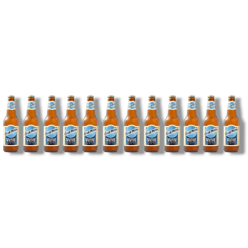 Blue Moon Belgian White 0,33l – Mildes amerikanisches Craft Bier 5,4% Vol.