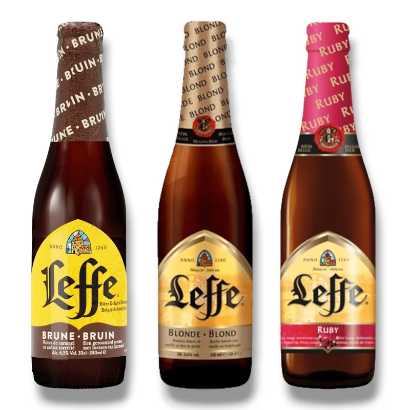 Leffe Belgien Mix – Blond Brune & Ruby 0,33l