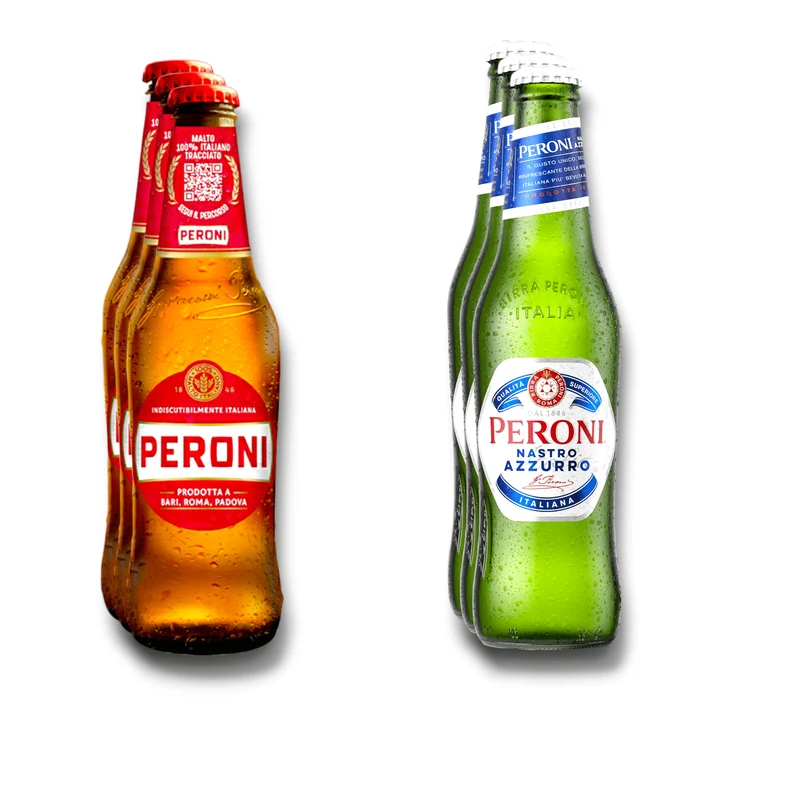 Peroni Mix - Nastro Azzurro & Prodotta a Bari - Italiens beliebte Biere 330ml