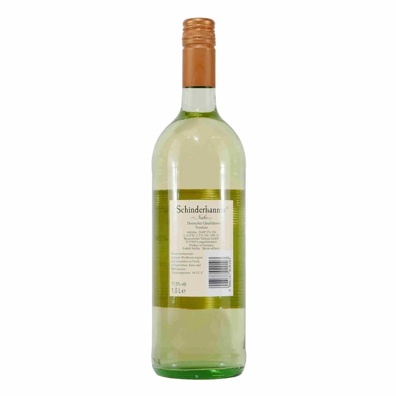 Schinderhannes Weißwein QbA -trocken- (6 x 1,0L)