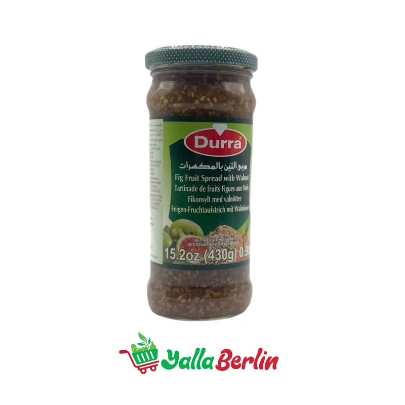 DURRA FEIGENMARMELADE MIT NÜSSEN 430gr
