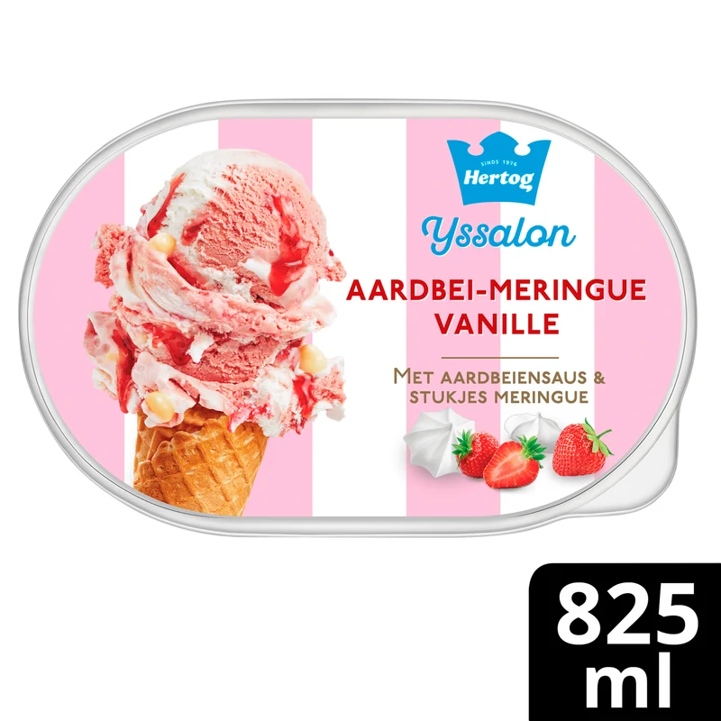 Hertog IJssalon aardbei-merengue