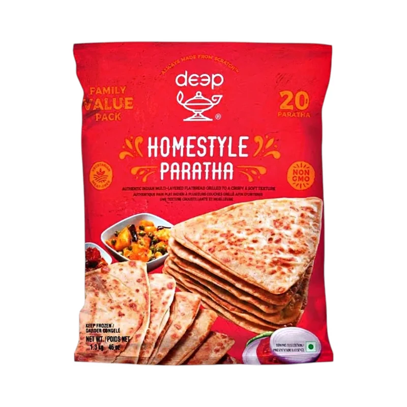 Frozen Deep Family Value Pack - Homestyle Paratha (20pcs) 1.3kg (Only Berlin Delivery)
