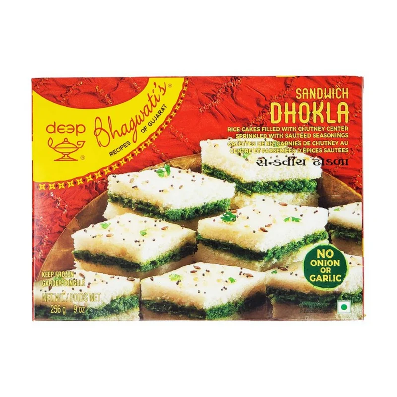 Frozen Deep Bhagwati's Recipe - Sandwich Dhokla 255gm (Only Berlin Delivery)