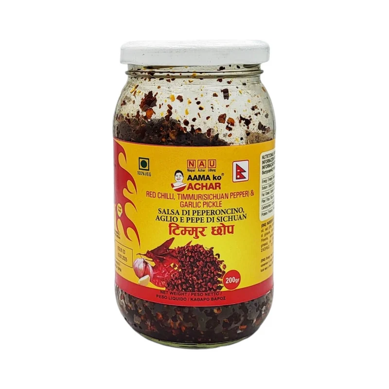 Aama Ko Achar - Red Chilli & Timur (Sichuan Pepper) 200g