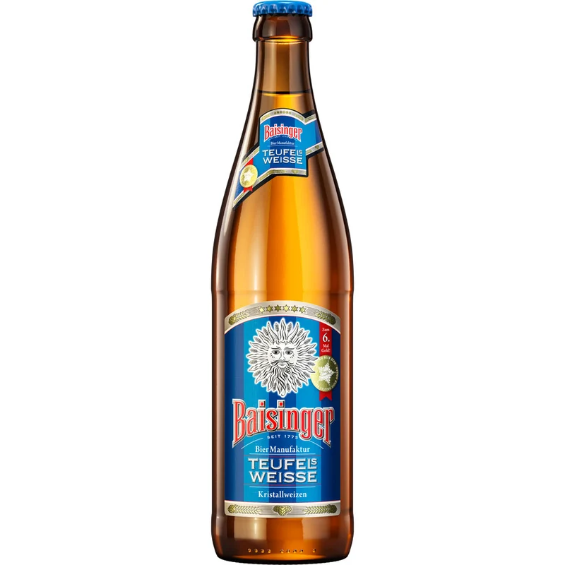 Baisinger Teufels Weiße Kristall 20x 0,5 Liter (MEHRWEG)