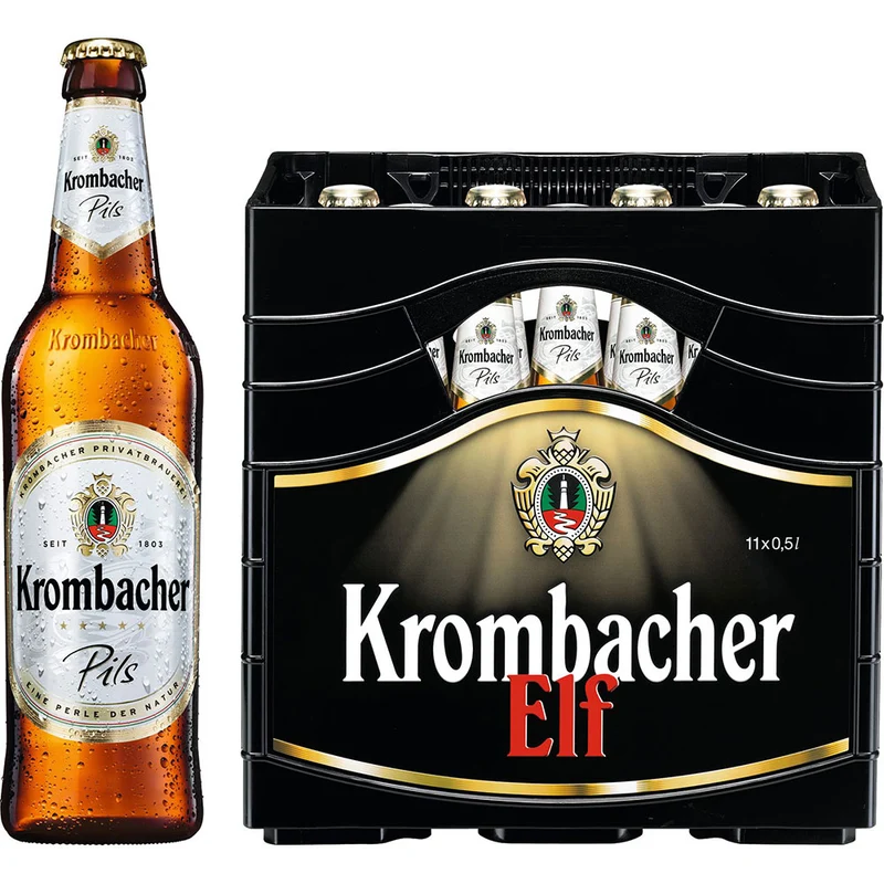 Krombacher Pils 11x 0,5 Liter (MEHRWEG)