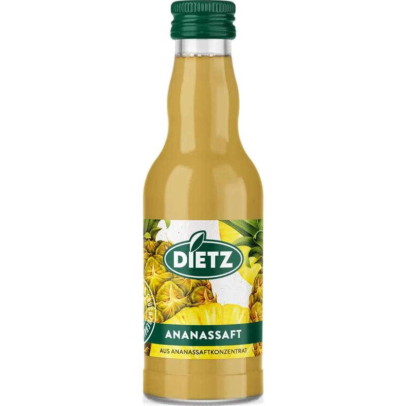 Dietz Ananassaft 12x 0,2 Liter (MEHRWEG)
