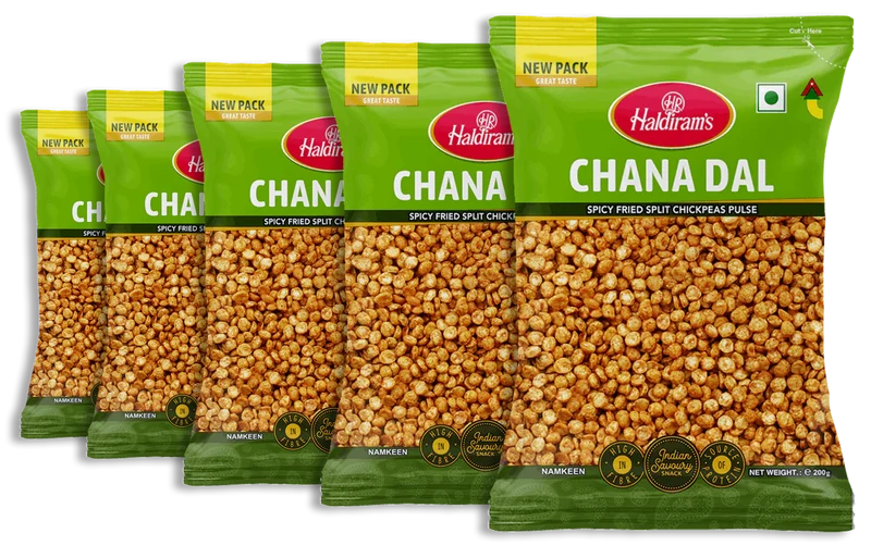 Haldiram's Chana Dal 200gm Bundle (Choose your Quantity)